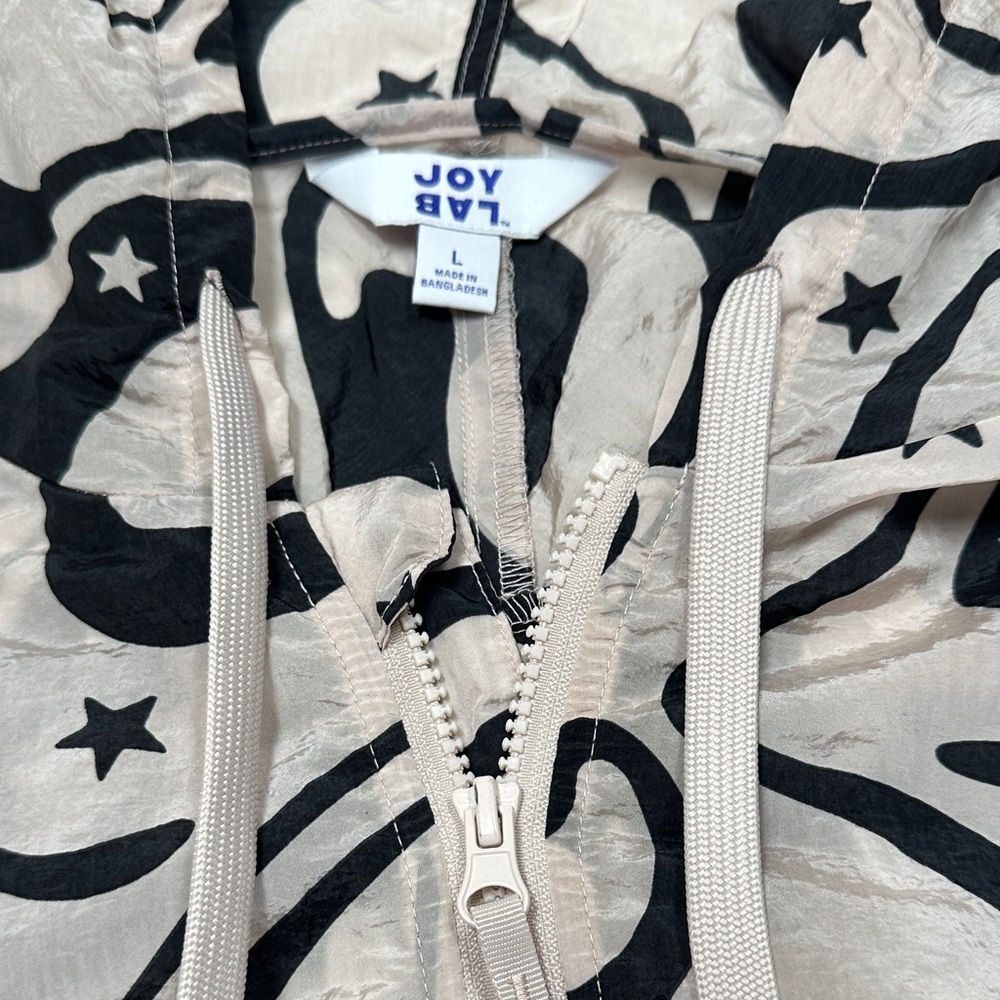 Joy Lab Patterned Hooded Jacket - image 4